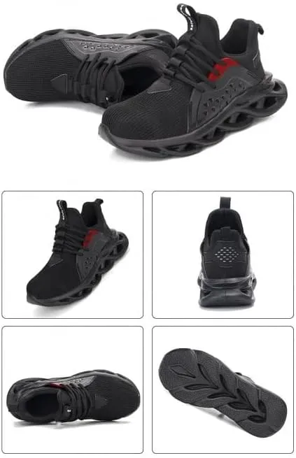 Adult Unisex Comfy Lightweight Indestructible Work Shoes Non Slip Safety Sneakers Warehouse Industry Construction Shoes