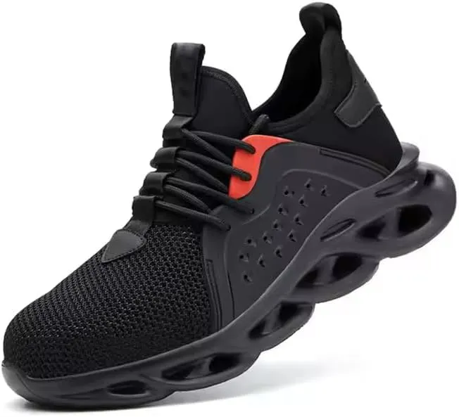 Adult Unisex Comfy Lightweight Indestructible Work Shoes Non Slip Safety Sneakers Warehouse Industry Construction Shoes