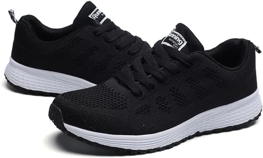 Arch Support Orthopedic Sneakers for Women Casual Lace Up Non Slip Walking Shoes Fashionable Glitter Sneakers