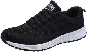 Arch Support Orthopedic Sneakers for Women Casual Lace Up Non Slip Walking Shoes Fashionable Glitter Sneakers