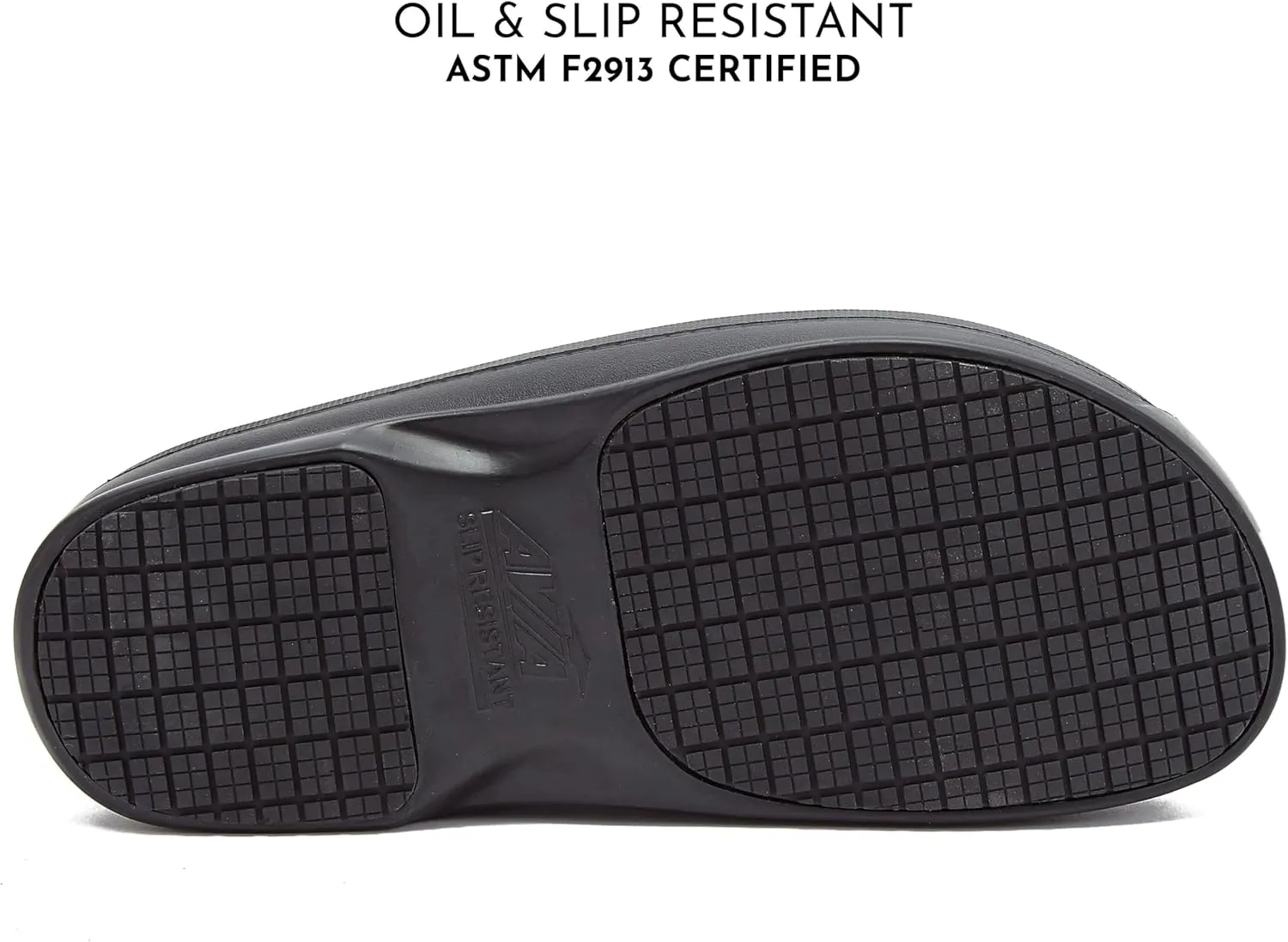 Avia Flame Men's Clogs, Slip Resistant Shoes for Men Food Service, Non Slip Restaurant and Chef Shoes Men Slip Resistant for Kitchen Work or Nursing, Black, Oil and Water Resistant