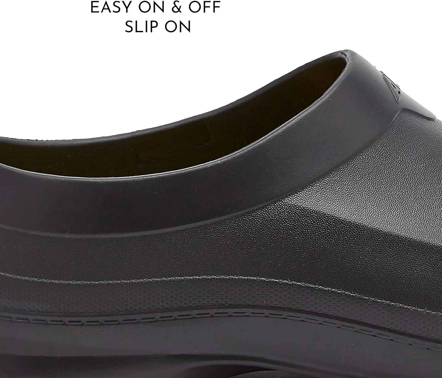 Avia Flame Men's Clogs, Slip Resistant Shoes for Men Food Service, Non Slip Restaurant and Chef Shoes Men Slip Resistant for Kitchen Work or Nursing, Black, Oil and Water Resistant