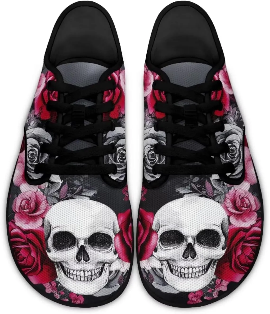 Binienty Lace Up Walking Sneakers for Women Men Zero Drop Sole Barefoot Shoes Wide Width Flats