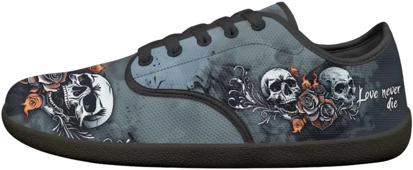 Binienty Lace Up Walking Sneakers for Women Men Zero Drop Sole Barefoot Shoes Wide Width Flats