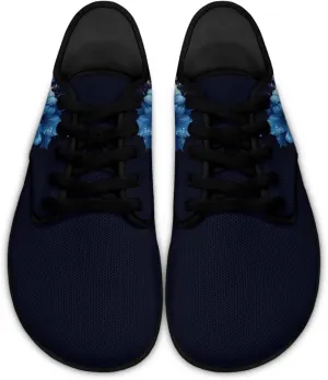 Binienty Womens Barefoot & Minimalist Shoe Stylish Running Shoes Lace-up Causal Travel Walking Flat Shoe