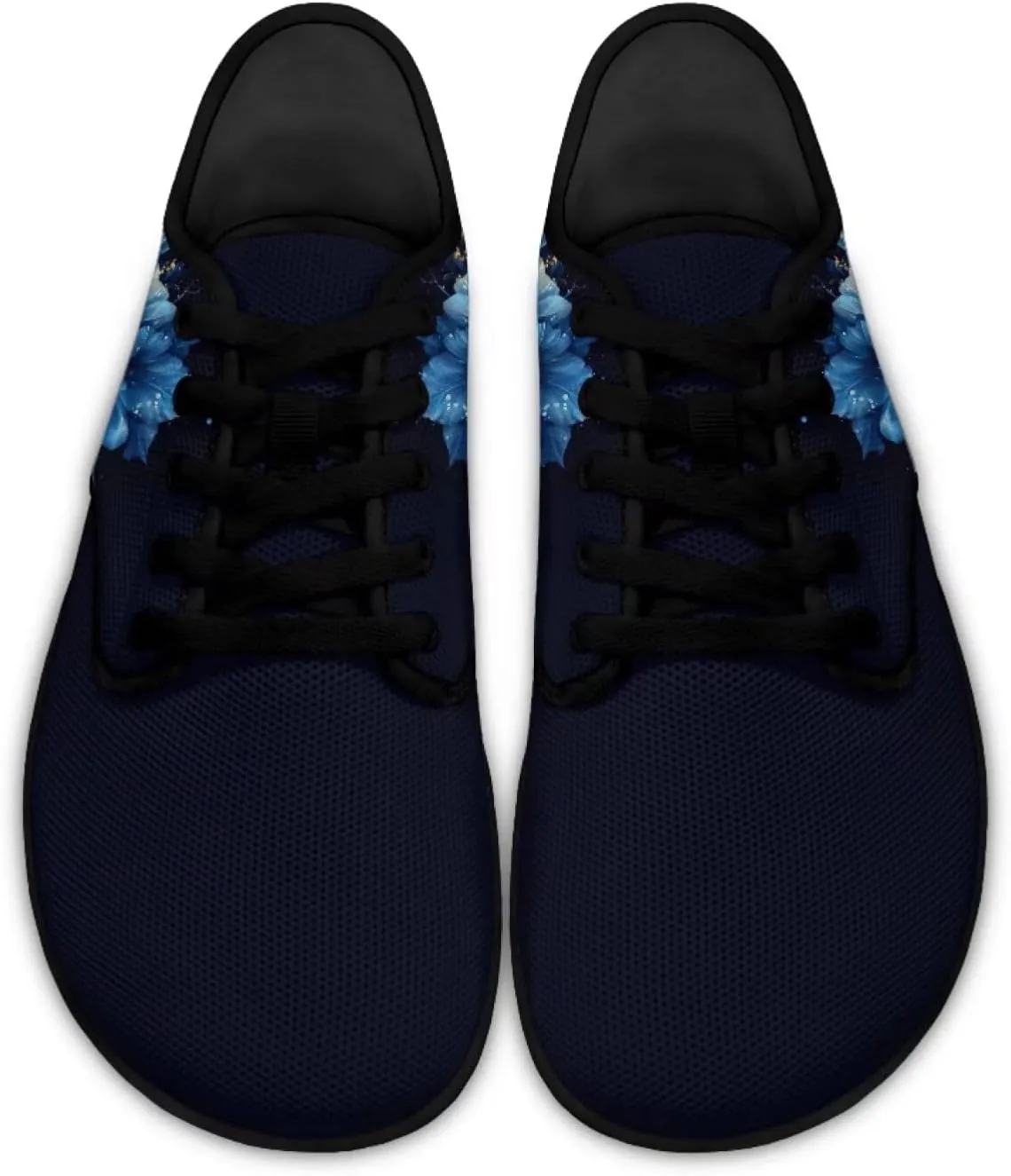 Binienty Womens Barefoot & Minimalist Shoe Stylish Running Shoes Lace-up Causal Travel Walking Flat Shoe