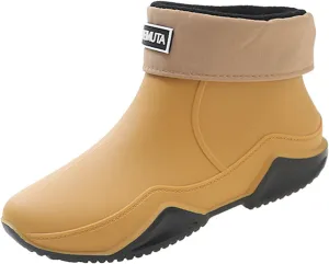 Botas de lluvia para hombres y mujeres, zapatos de goma, botas de lluvia clidas y modernas para mujeres, pesca, lavado de autos, cocina, exteriores, zapatos impermeables