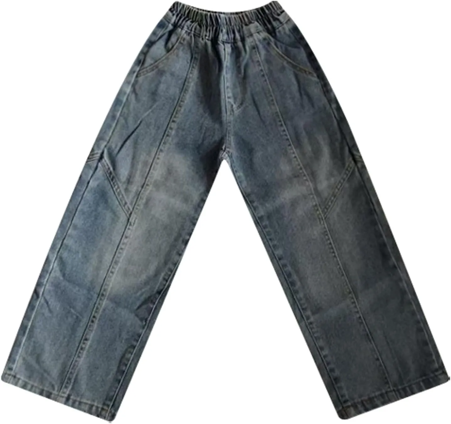 Boys Baggy Pants Elastic Waist Comfortable Loose Fit Casual Trousers for Everyday Outdoor Activities Stylish Kids