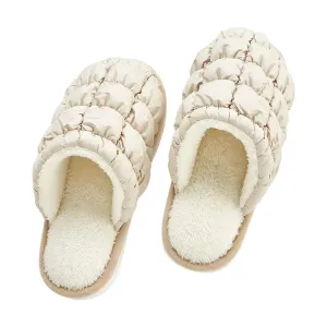 Bundle Up Slippers Beige
