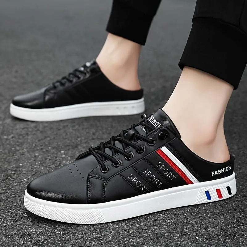 Fashionable Mens Slip On Shoes for Spring Summer, Casual Indoor & Outdoor Walking Mules Sneakers, Non-Slip Comfortable Loafers for Hiker/Trekking