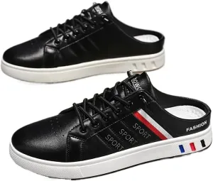 Fashionable Mens Slip On Shoes for Spring Summer, Casual Indoor & Outdoor Walking Mules Sneakers, Non-Slip Comfortable Loafers for Hiker/Trekking