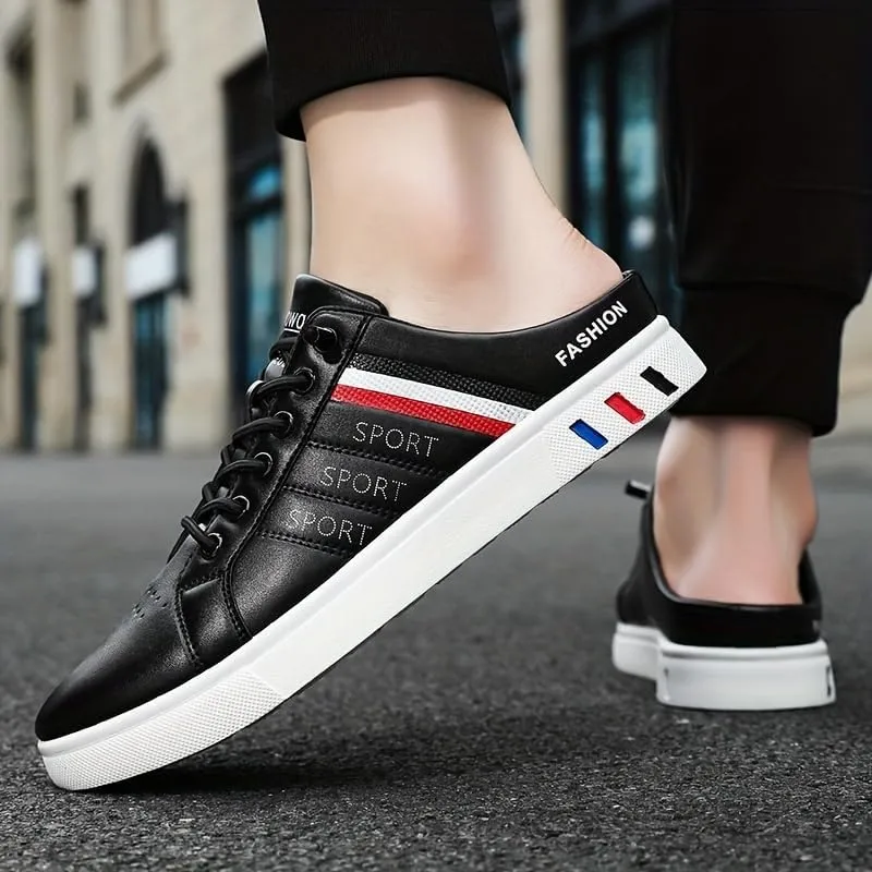 Fashionable Mens Slip On Shoes for Spring Summer, Casual Indoor & Outdoor Walking Mules Sneakers, Non-Slip Comfortable Loafers for Hiker/Trekking