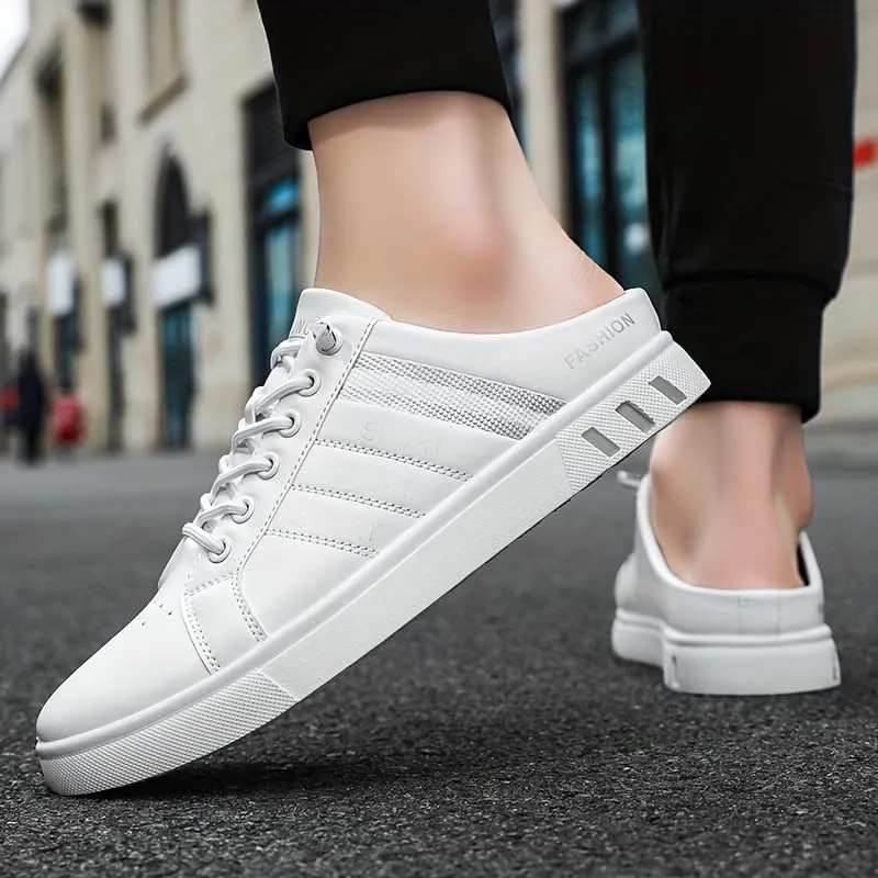 Fashionable Mens Slip On Shoes for Spring Summer, Casual Indoor & Outdoor Walking Mules Sneakers, Non-Slip Comfortable Loafers for Hiker/Trekking