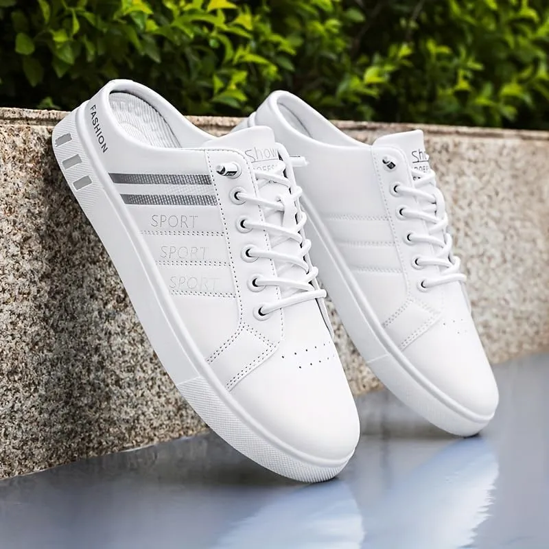 Fashionable Mens Slip On Shoes for Spring Summer, Casual Indoor & Outdoor Walking Mules Sneakers, Non-Slip Comfortable Loafers for Hiker/Trekking