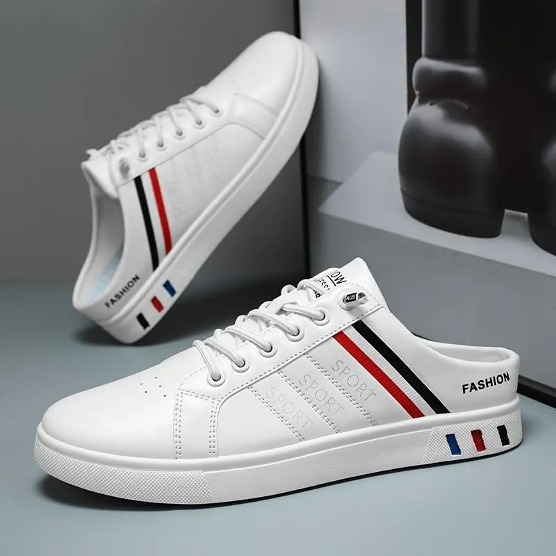 Fashionable Mens Slip On Shoes for Spring Summer, Casual Indoor & Outdoor Walking Mules Sneakers, Non-Slip Comfortable Loafers for Hiker/Trekking