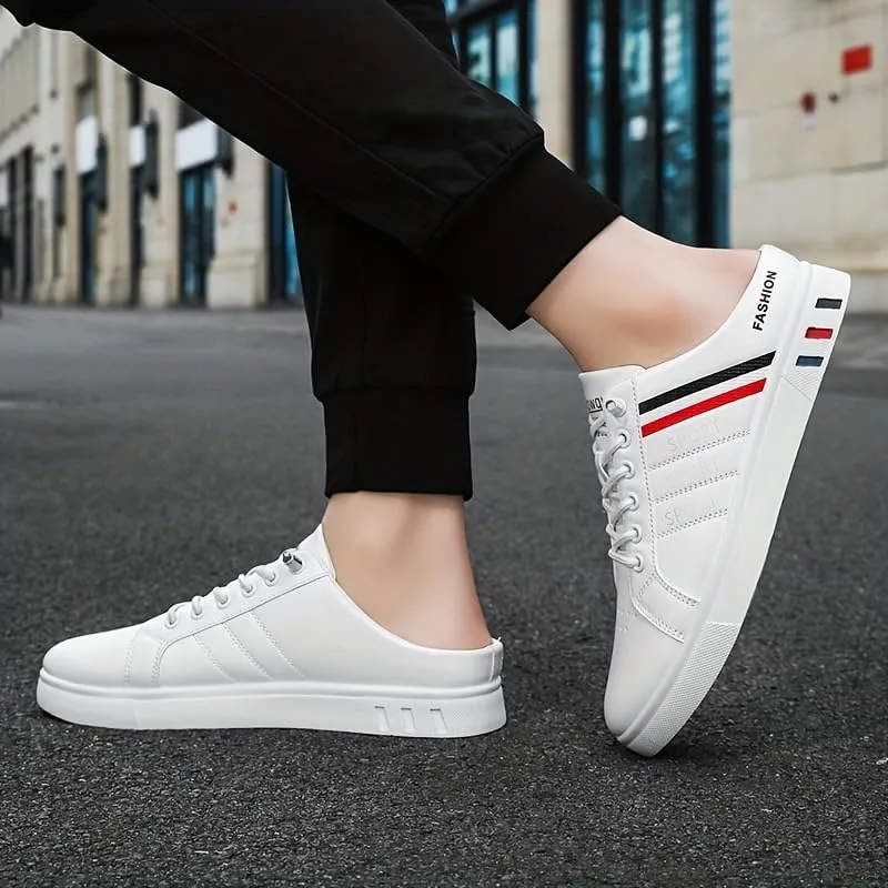 Fashionable Mens Slip On Shoes for Spring Summer, Casual Indoor & Outdoor Walking Mules Sneakers, Non-Slip Comfortable Loafers for Hiker/Trekking