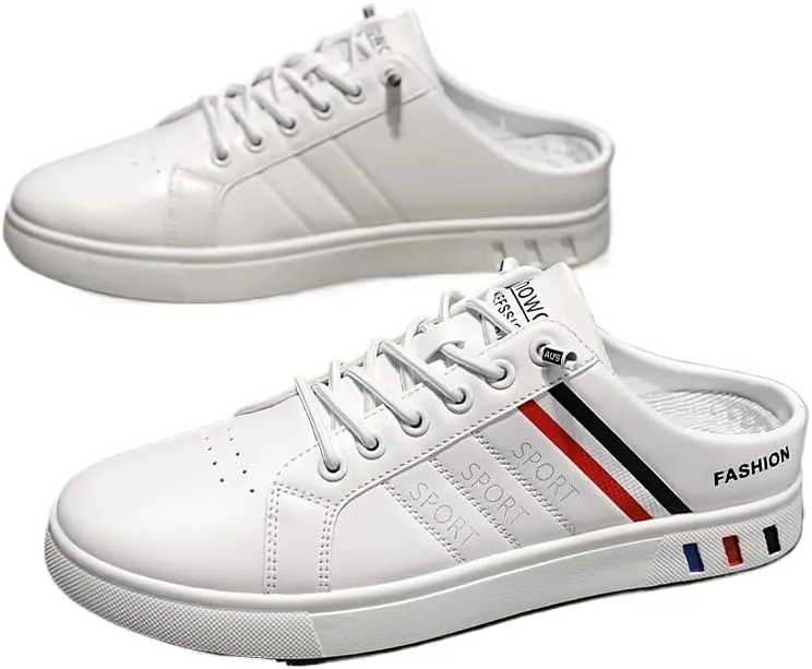 Fashionable Mens Slip On Shoes for Spring Summer, Casual Indoor & Outdoor Walking Mules Sneakers, Non-Slip Comfortable Loafers for Hiker/Trekking