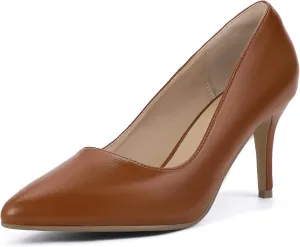 IDIFU IN3 High Heels Pumps Closed Toe Heels Women's Pumps Stiletto Pointed Toe Dress Shoes Wedding Prom Bridal Work Office Bride Bridesmaid Guest Trendy Dressy Fashion Comfortable Classic Pumps Shoes