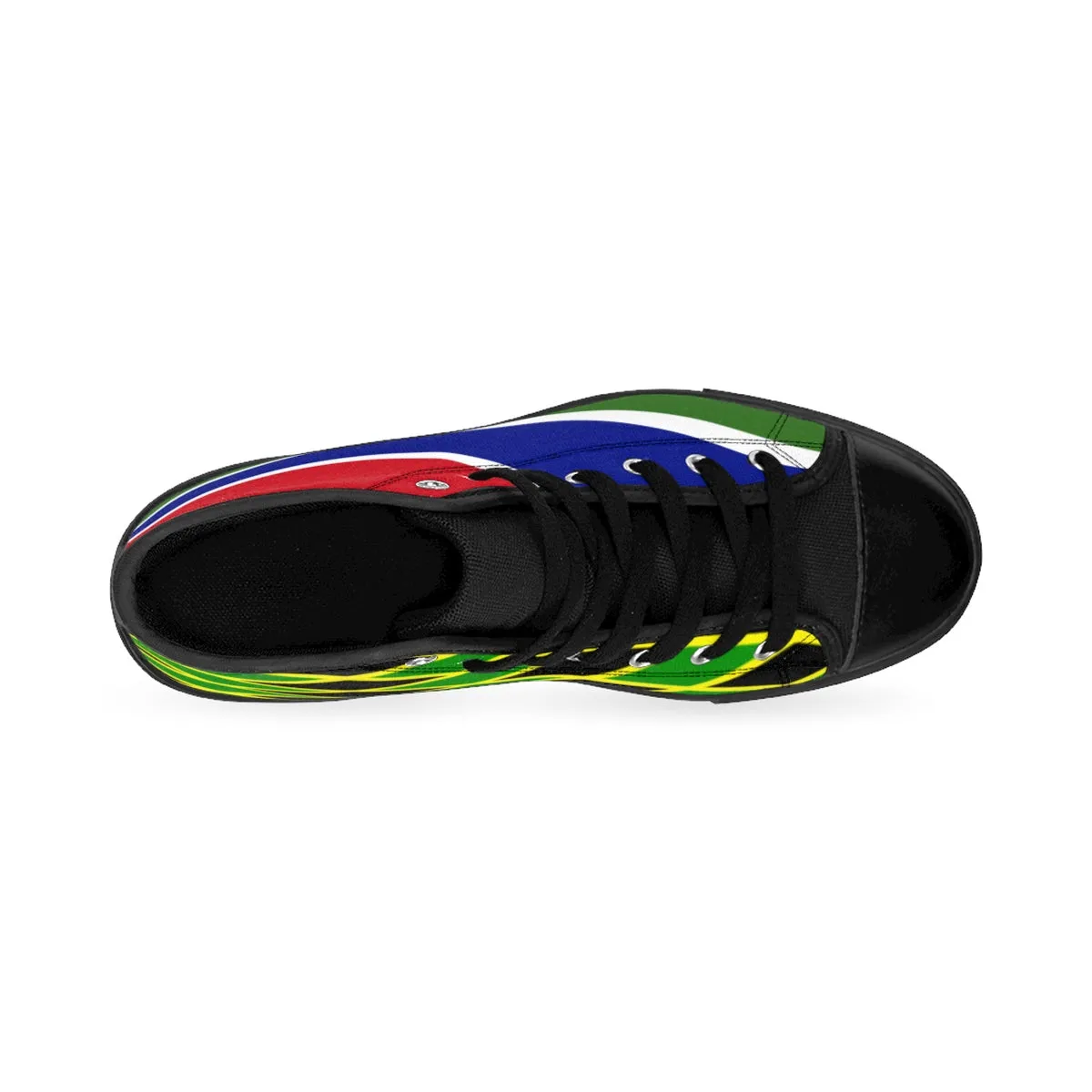 Jamaican Gambian High-top Sneakers
