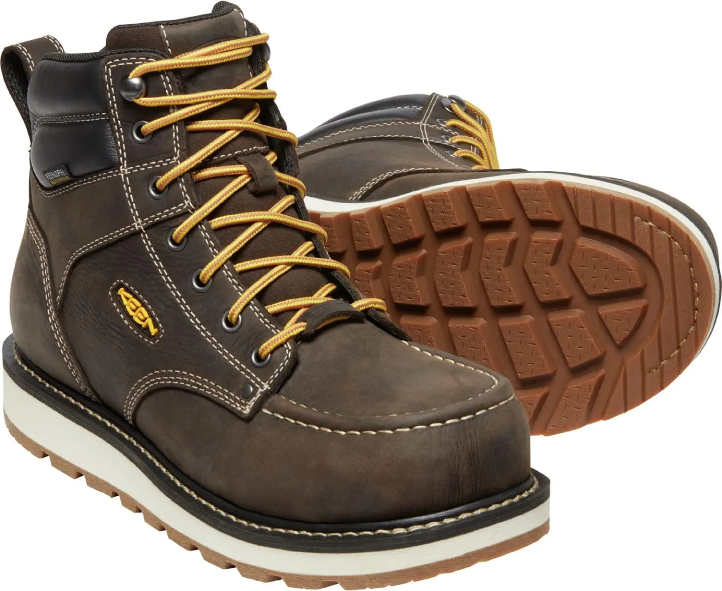 KEEN Utility Men's Cincinnati 6" Composite Toe Waterproof Wedge Work Boots