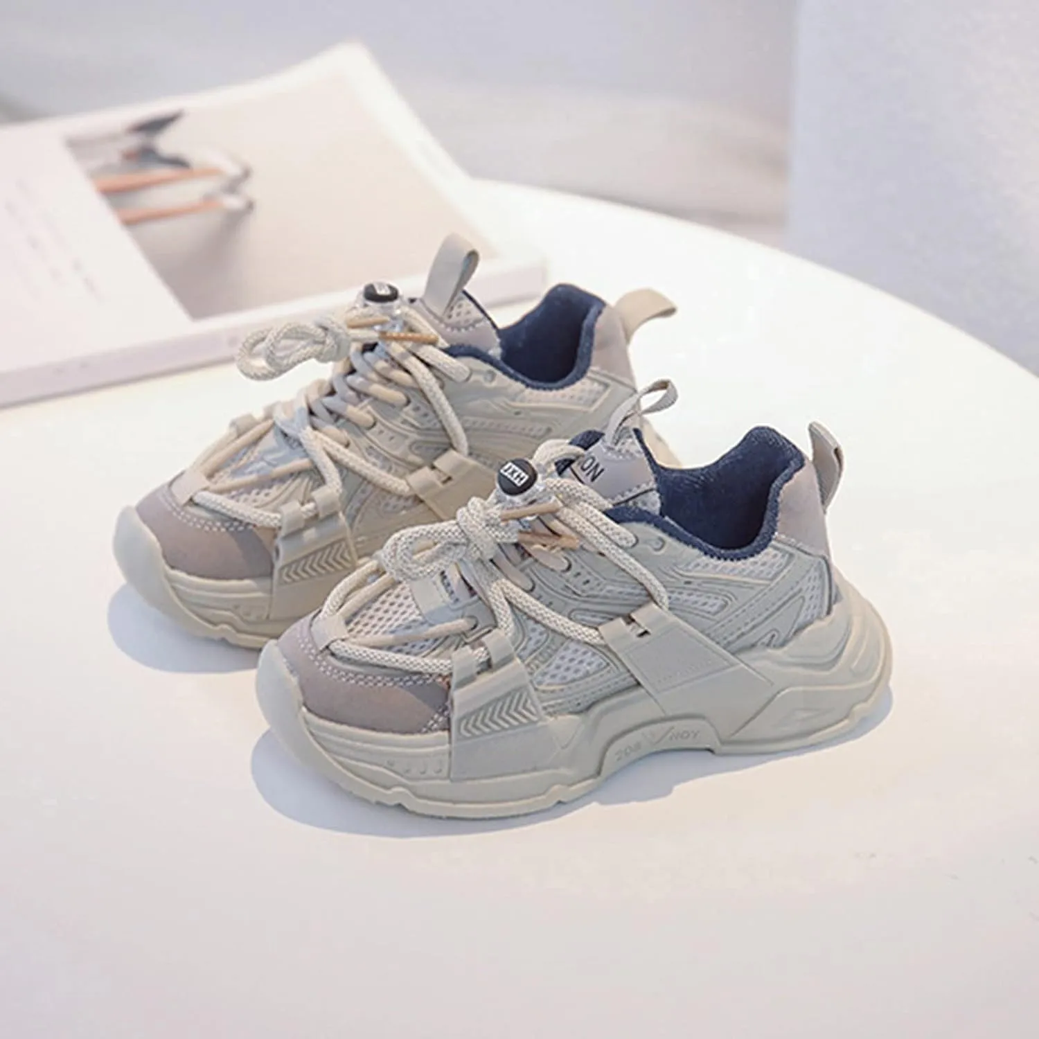 Kids Slip On Athletic Sneakers, Comfortable Running Shoes for Boys Girls Stylish Supportive Footwear for Kid Casual Shoe