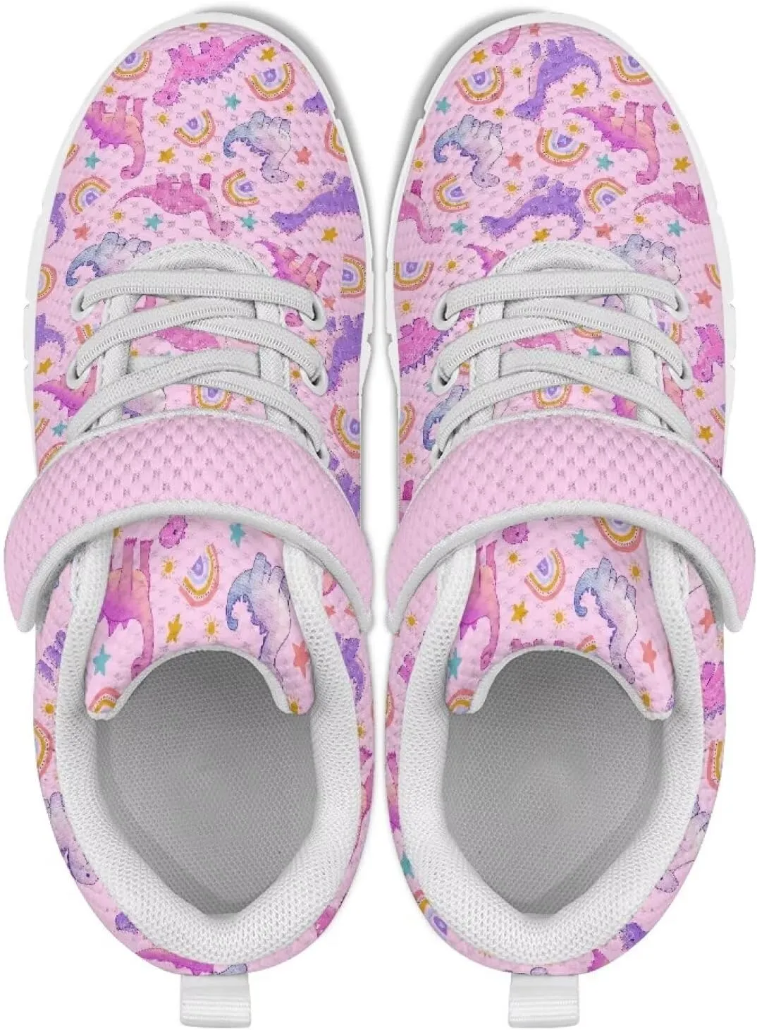 Kids Tennis Gym Shoes Slip On Sneakers Comfy Running Athletic Shoes