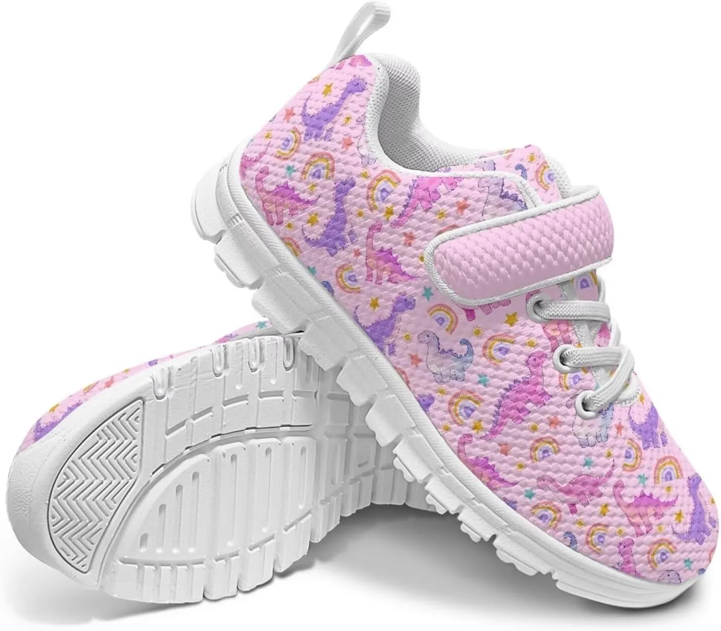 Kids Tennis Gym Shoes Slip On Sneakers Comfy Running Athletic Shoes
