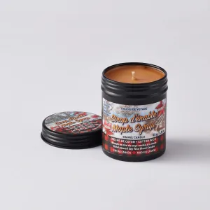 MAPLE CANDLE 3.5oz travel gold tin
