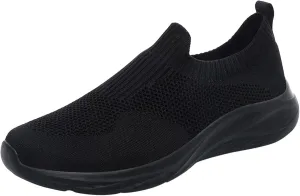 Men's Lightweight Slip on Walking Sneakers Breathable Mesh Comfortable Athletic Shoes for Running, Gym Training & Casual Daily Wear Fashionable Arch Support Outdoor Casual Mens Sneaker