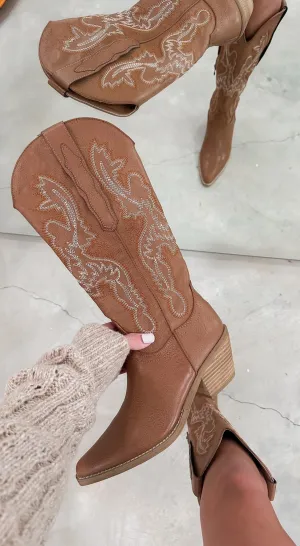 Natalie Embroidery Hazel Western Boots