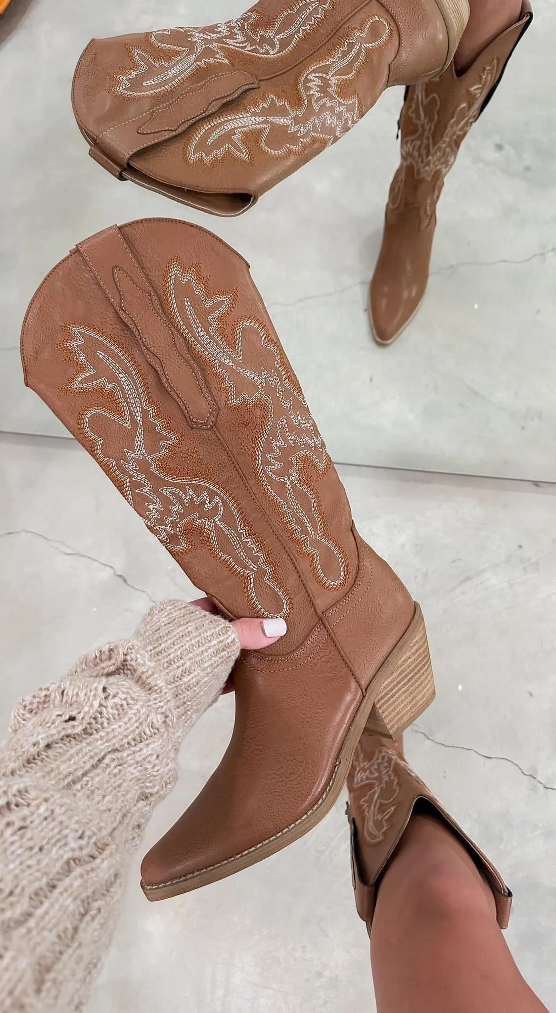 Natalie Embroidery Hazel Western Boots