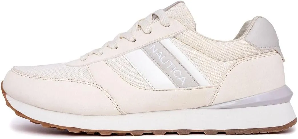 Nautica Men's Lace-Up Sneakers  Casual, Stylish, and Comfortable for Walking