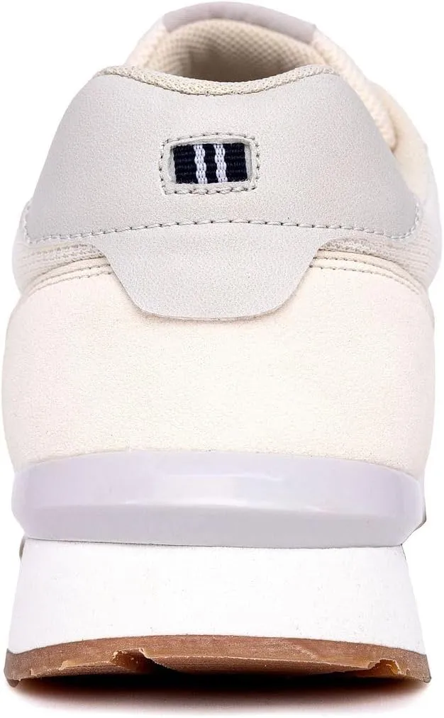 Nautica Men's Lace-Up Sneakers  Casual, Stylish, and Comfortable for Walking