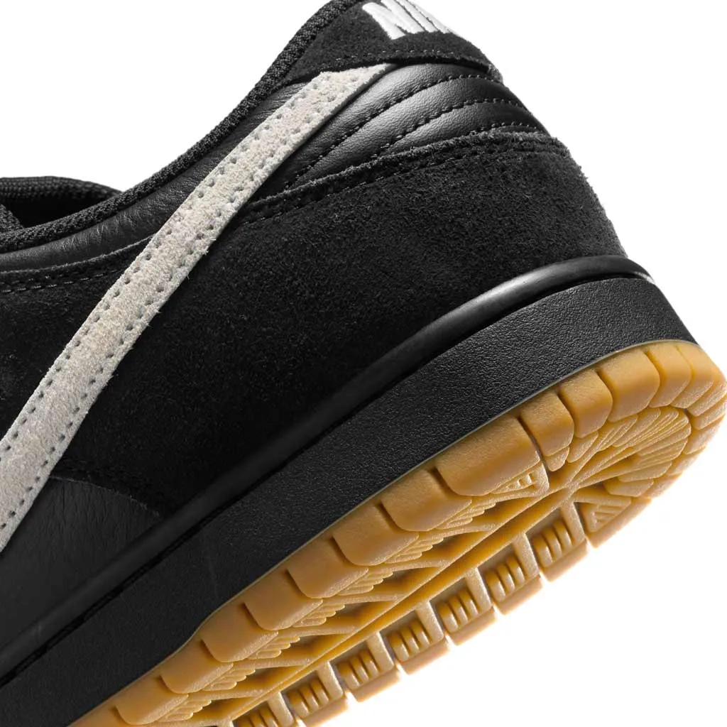 NIKE SB DUNK LOW PRO - BLACK/WHITE-GUM LIGHT BROWN