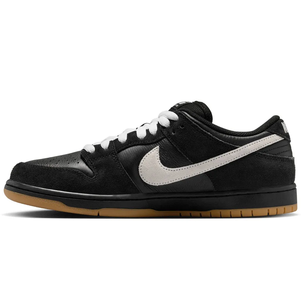 NIKE SB DUNK LOW PRO - BLACK/WHITE-GUM LIGHT BROWN