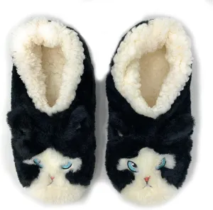 ooohyeah Womens Funny Fuzzy Animal Slippers, Cute Cozy Non-Slip House Slippers for Women, Manatee Splash
