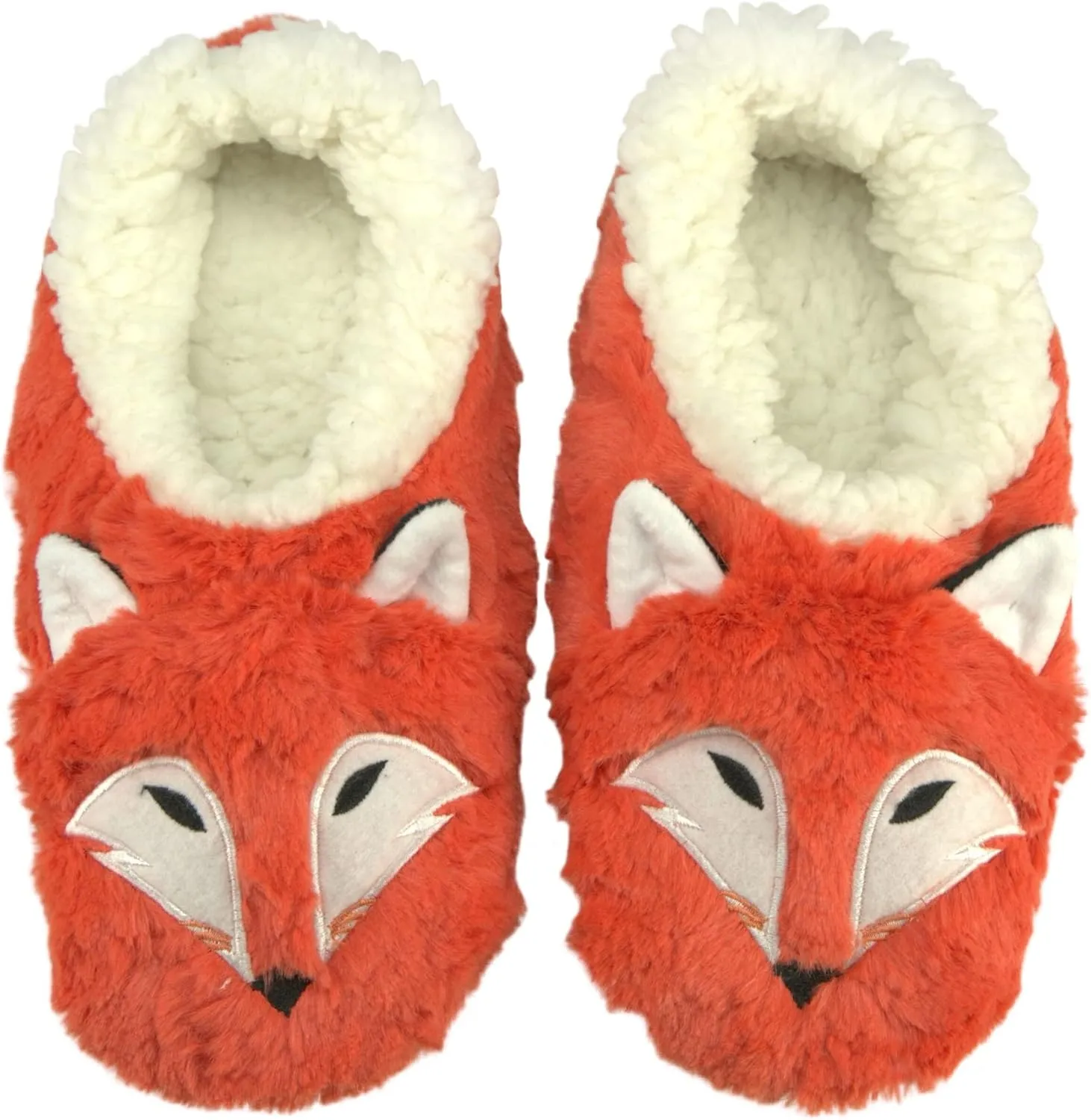 ooohyeah Womens Funny Fuzzy Animal Slippers, Cute Cozy Non-Slip House Slippers for Women, Manatee Splash