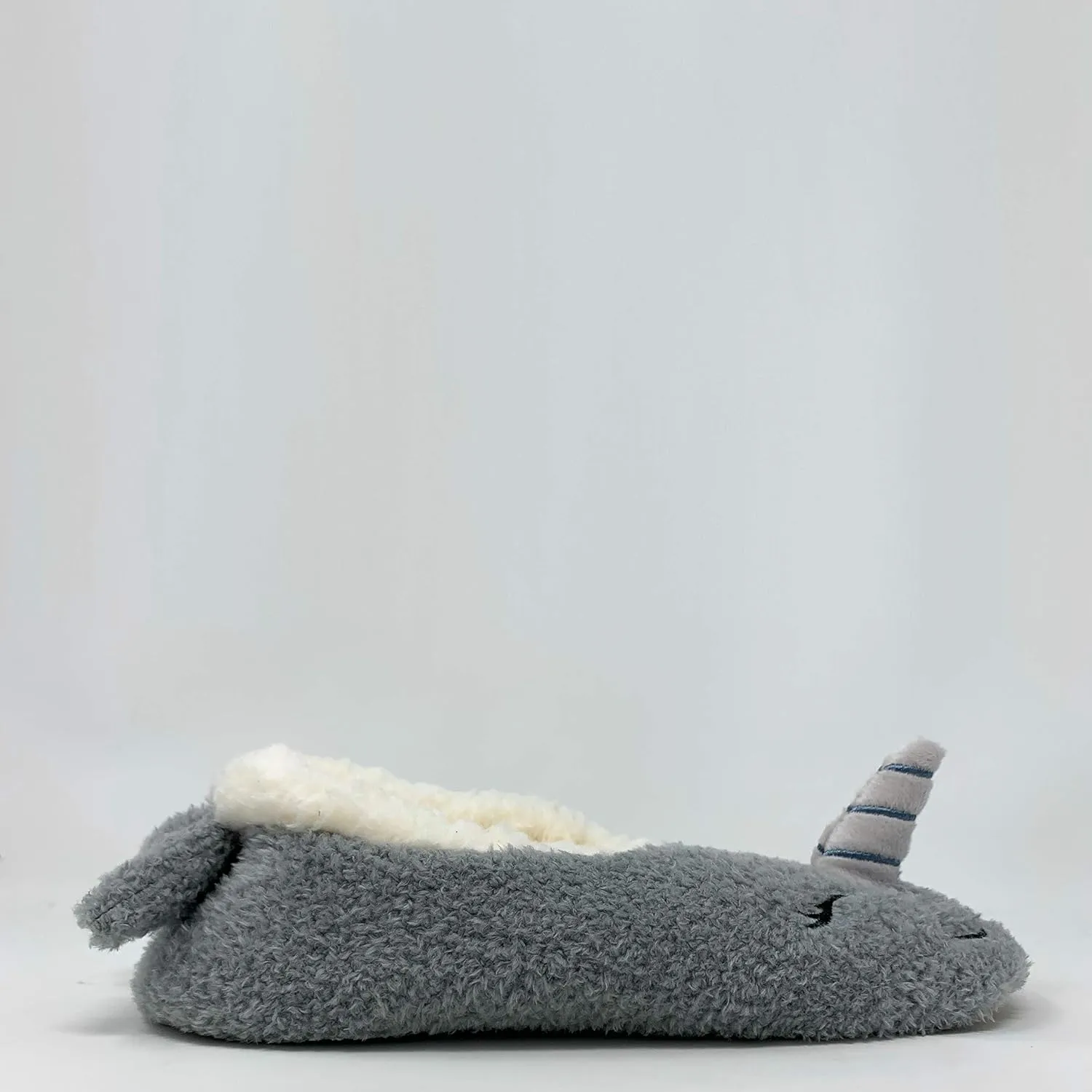 ooohyeah Womens Funny Fuzzy Animal Slippers, Cute Cozy Non-Slip House Slippers for Women, Manatee Splash