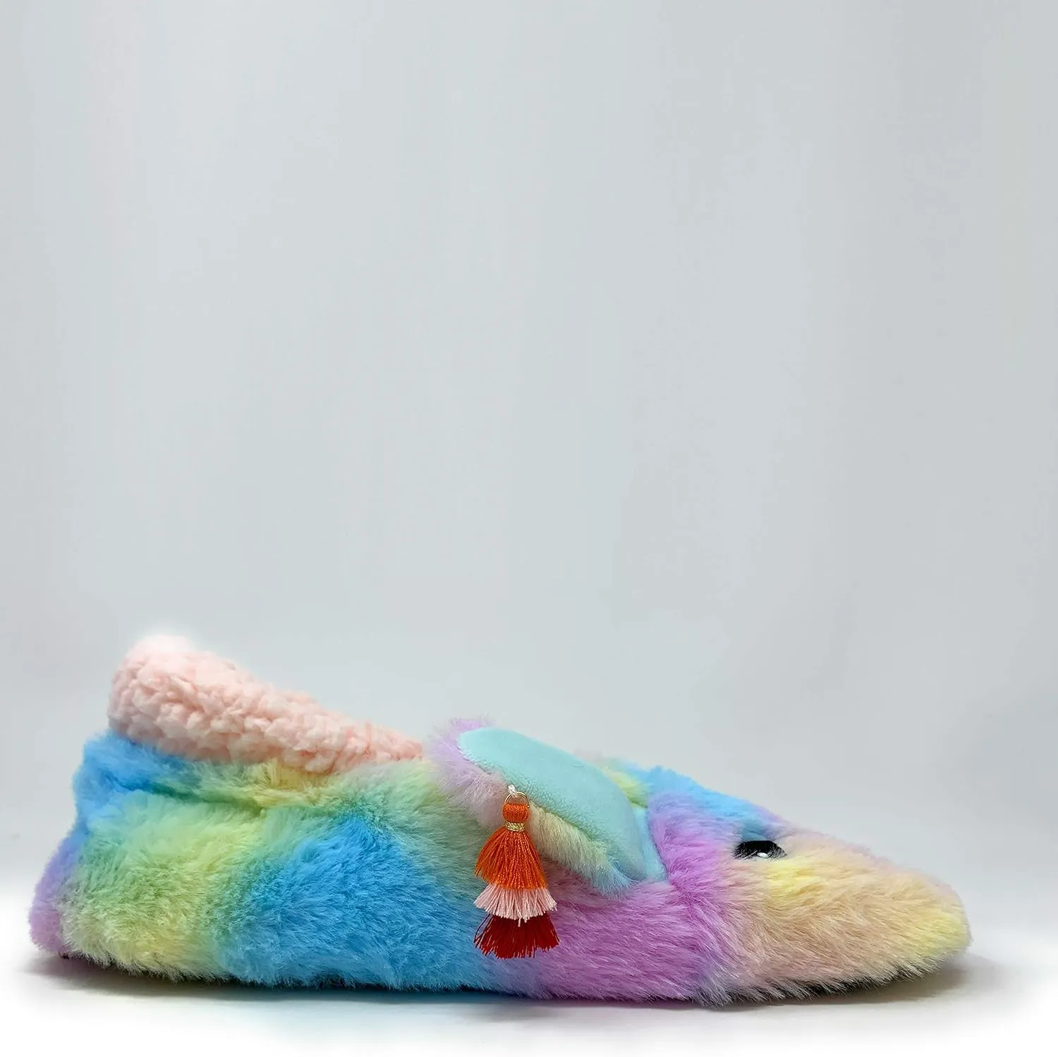 ooohyeah Womens Funny Fuzzy Animal Slippers, Cute Cozy Non-Slip House Slippers for Women, Manatee Splash