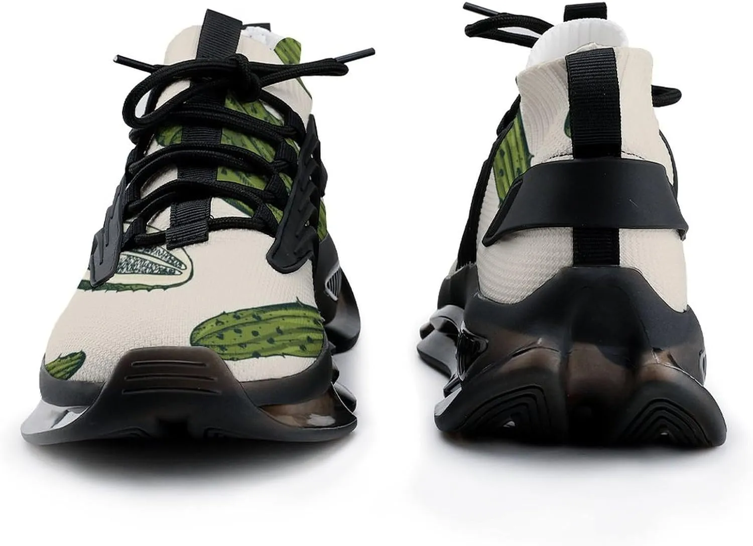 Pickles Vegan Mens Running Shoes Breathable Sneakers Non-Slip Sports Walking Shoe