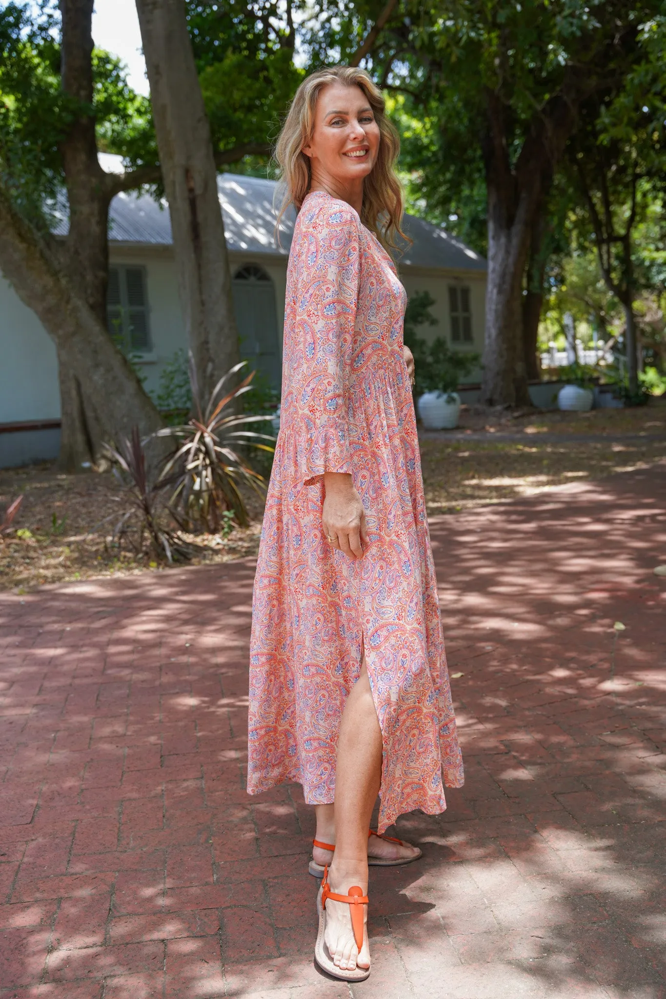 Pink Paisley Weekend Dress