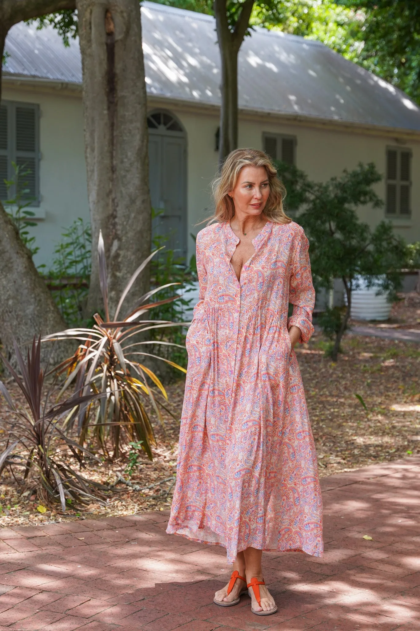 Pink Paisley Weekend Dress
