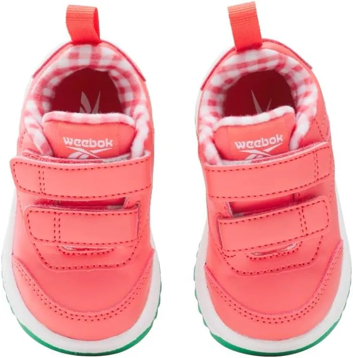 Reebok Unisex-Child Kid's Court Advance Elastic & Top Strap Sneaker