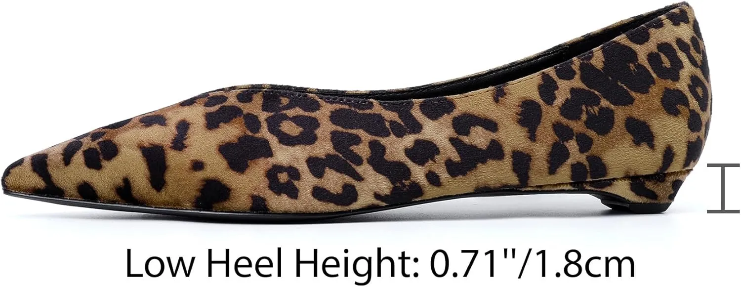 Reitoye Flats for Womens Closed Pointed Toe Ballet Flat Comfortable Dressy Work Slip On Casual Shoes Womens Flats