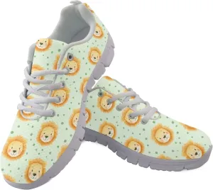 Running Shoes Trainer for Women Sports Causal Travel Sneaker Walking Low Heel Lace up Breathable Flexible Shoe