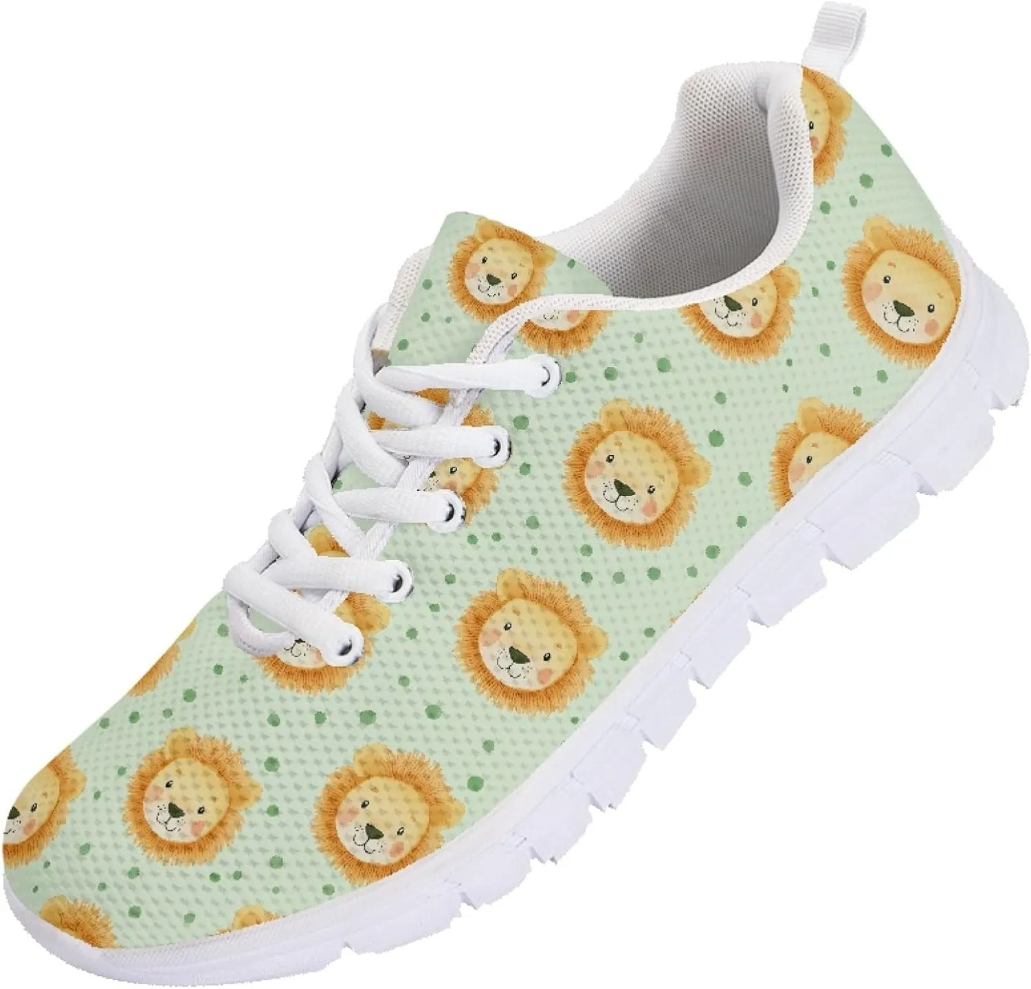 Running Shoes Trainer for Women Sports Causal Travel Sneaker Walking Low Heel Lace up Breathable Flexible Shoe