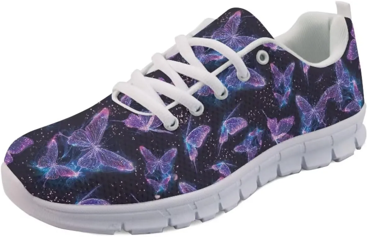 Shoes Women Casual Cozy Tennis Walking Athletic Sneakers Workout Lace-Up Breathable Lightweight Shoes for Ladies US 5-12