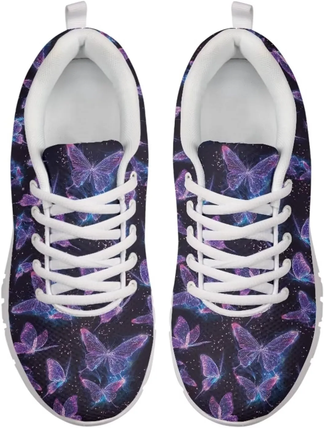 Shoes Women Casual Cozy Tennis Walking Athletic Sneakers Workout Lace-Up Breathable Lightweight Shoes for Ladies US 5-12
