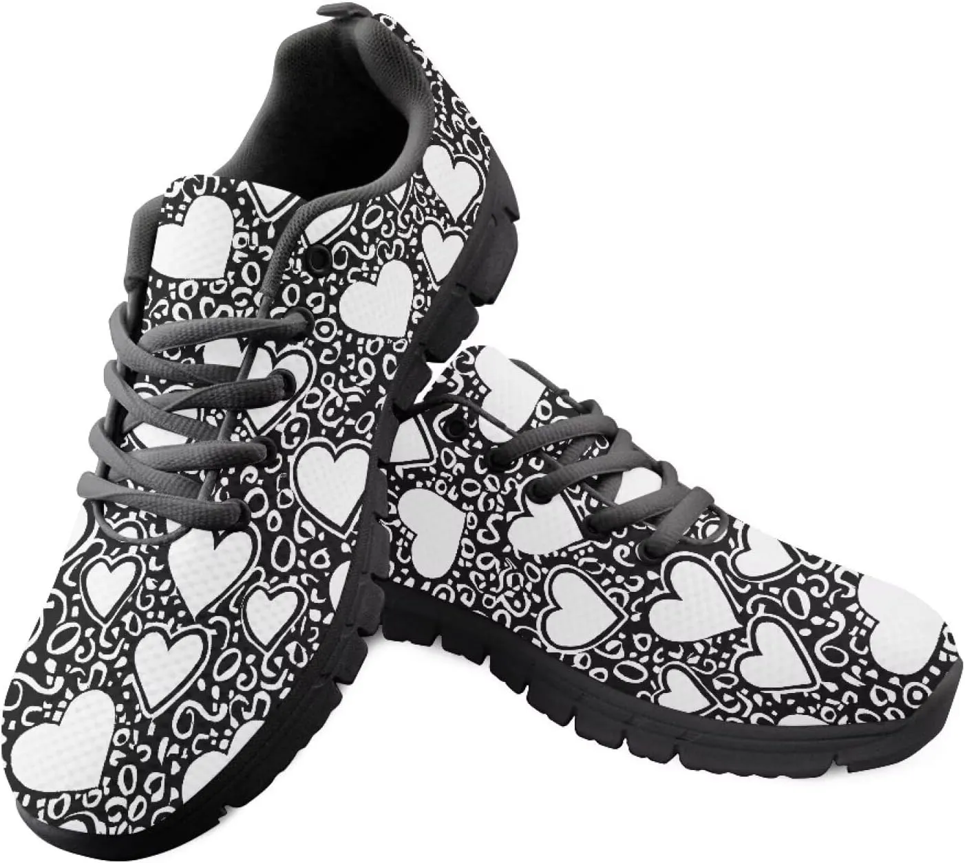 Shoes Women Cozy Low Cut Lace-Up Tennis Athletic Sneakers Breathable Workout Lightweight Outdoor Exercise Walking Shoes for Ladies US 5-12