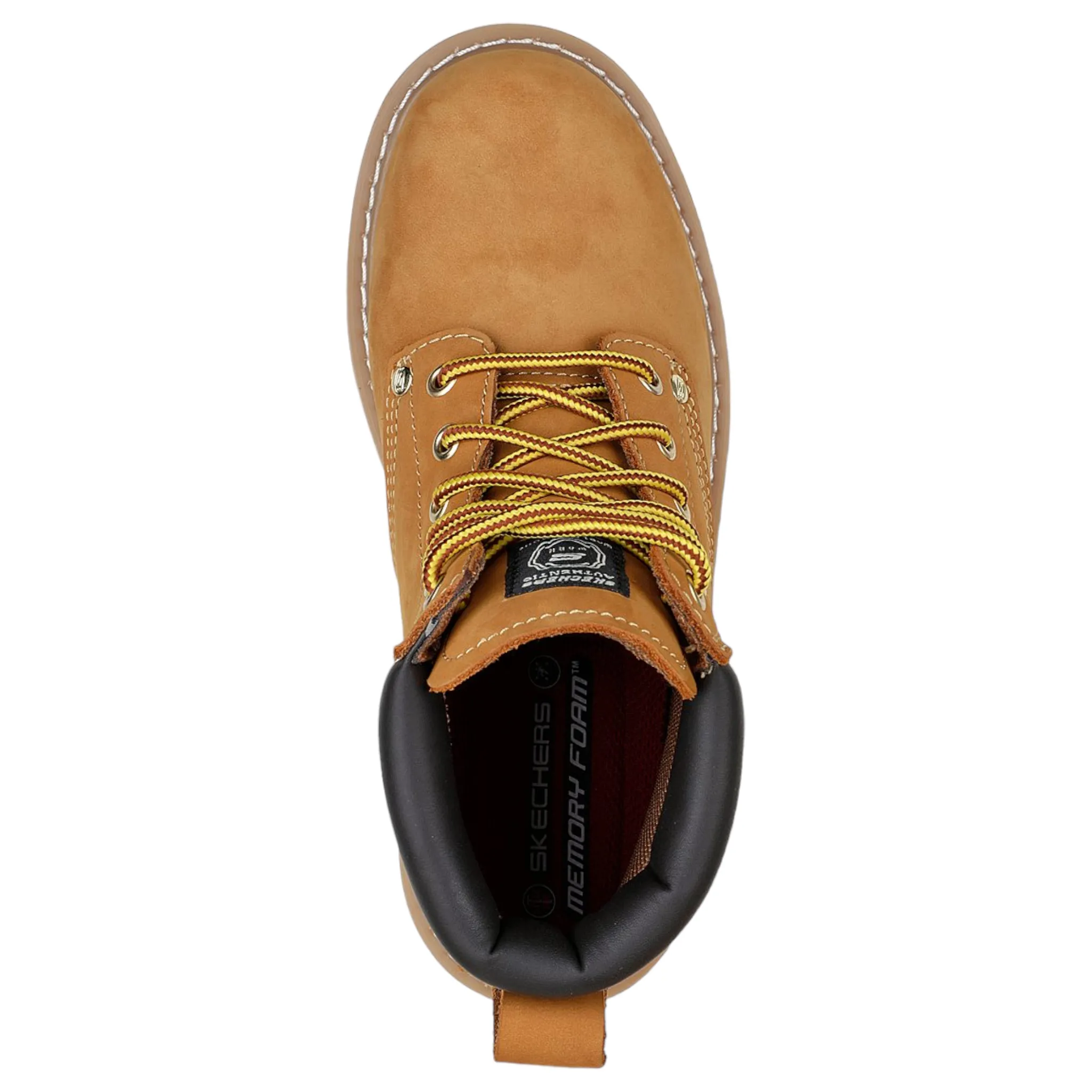 Skechers Women's 108066 Cottonwood Etah Wheat Gum Steel Toe Work Boots